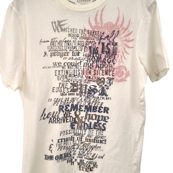 Men's Express Graphic Tee size Medium - Picture 1 of 4